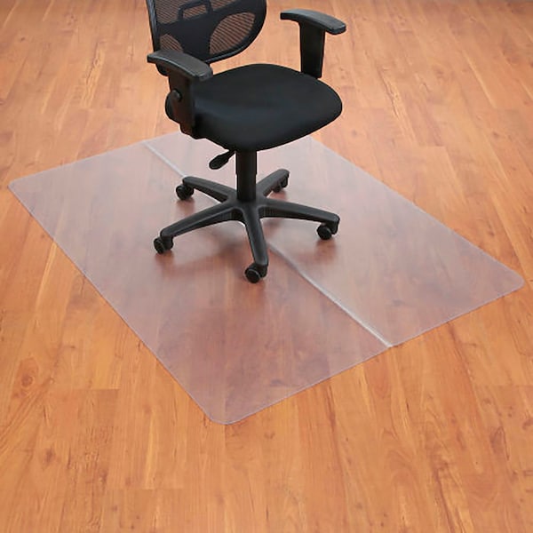 Interion Office Chair Mat for Hard Floor, 36W x 48L, Straight Edge